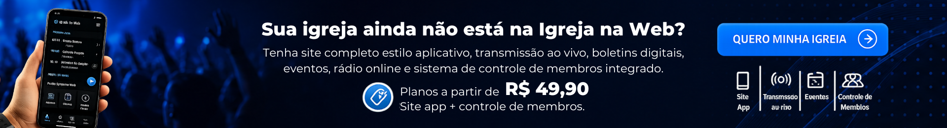 Sua igreja na Igreja na Web